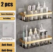 Półka łazienkowa bez wiertarki naścienna do przechowywania butelek