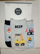 Skarpetki bawełniane 3pak - rozmiar 0/3 mies