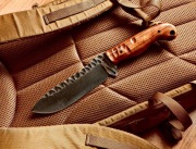 Bushcraft Pantera amazoque Nóż Ręcznie Robiony