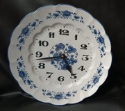 Porcelanowy zegar ścienny