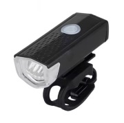 OŚWIETLENIE REFLEKTOR LAMPKA ROWEROWA PRZEDNIA LED USB 300LM 3 TRYBY MOCNA