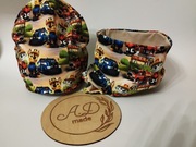 Komplet czapka komin Psi Patrol Chase straż zuma