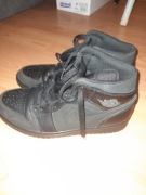 Buty nike  air jordan czarne za kostkę 