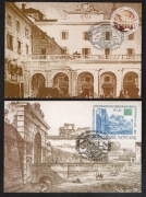 Watykan,Poste Vaticane,Mi.1407-1408,1410 ,Max Card,150-lecie znaczka