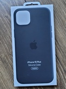 Etui Apple Silicone Case do iPhone 15 Plus z MagSafe czarne