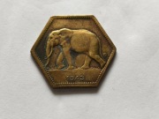 Moneta Kongo Belgijskie 2 franki 1943 r