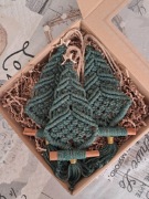 Choinka zawieszka na okno ozdoba świąteczna 