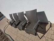 Krzesła rattanowe 4 sztuki 