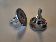 Nóżki  stopki regulowane fi8 48/50 chomowane