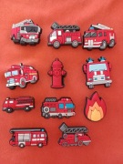 Przypinki zawieszki ozdoby do butów croksów typu crocs staż pożarna 