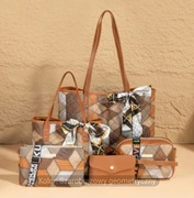 Zestaw pięciu torebek styl casual Wzór geometryczny Nowe