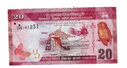 SRI LANKA 20 RUPEES 2010 P123