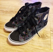 Buty tenisówki jeansowe