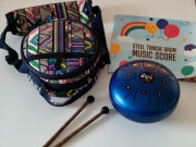 Bębenek stalowy / Steel Tongue Drum bębenek dla dzieci. Montessori Tambu