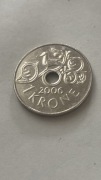 Moneta 1 Korona norweska 2006