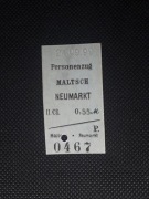 Magnes Bilet Maltsch (Malczyce) - Neumarkt