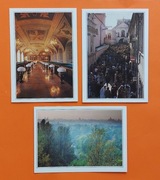 Zestaw starych pocztówek 3szt agencja "Mazury-Olsztyn"