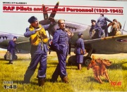 Brytyjscy piloci i personel naziemny RAF 1:48