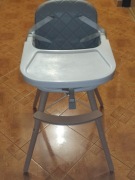 Krzesełko do karmienia Estella Baby PINO 2w1 – stabilne, z tacką i pasami