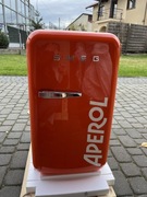 SMEG minibar wolnostojący lodówka Aperol pomarańczowa 