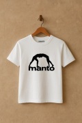 Biała koszulka Manto bold edition