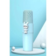 Mikrofon Karaoke dla Dzieci Bluetooth Głośnik Zajączek Hi-Fi Prezent Błękit