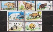 Mongolia Mi 2032-38 – Niedźwiedzie
