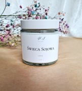 Bezzapachowa świeca sojowa 