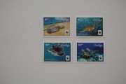 Penrhyn Sw 739-42** żółwie morskie - wwf