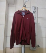 Sweter sweterek Lerros L męski cotton baumwolle czerwony ciemny buraczkowy 