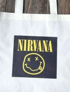 Torebka torba tote bag materiał non woven nirvana