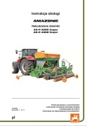 Instrukcja obsługi siewnika Amazone  AD P 3000, AD P 4000 PL