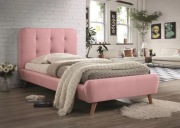 Łóżko Signal Tiffany 90x200 róż + dąb nowe dla dziewczynki