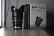 Obiektyw samyang 20mm T1.9 sony E 