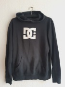 DC Star czarna bluza hoodie z kapturem S M skate streetwear hip hop