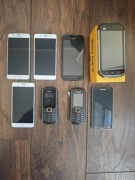 ZESTAW 8 TELEFONÓW – Samsung J5 / Xcover 4 / Solid B2710 / CAT