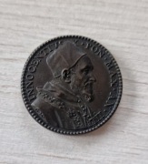 Brązowy medal papieża Innocentego X z Rzymu