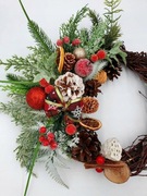 Wianek, Stroik Bożonarodzeniowy na drzwi na gałązkach brzozy