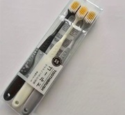 Szczotka do zębów japońska bardzo miękka szeroka główka 3 sztuki 