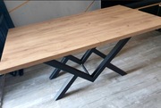 Stół industrialny KIJÓW, nowoczesny, Dąb Craft