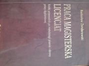 R. Zenderowski, Praca magisterska, licencjat