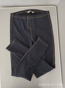 Granatowe legginsy M 