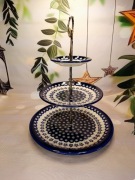 Patera ceramiczna Bolesławiec 3 w 1 27,5 cm166a ceramika Z.C. Bolesławiec 