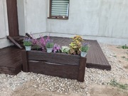 Donica drewniana na wymiar z 70letniego drewna