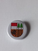 Herb gmina Wymiarki przypinka pin odznaka wpinka button