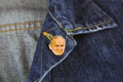 Metalowa przypinka Papież Polak Jan Paweł II pin wpinka metal polska