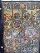 Wszystkie 36/36 żetony KOSMICZNY MECZ z gum do żucia.