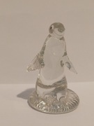 figurka szkło PRL pingwin Zabkowice