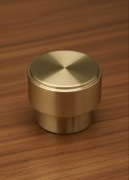 4x uchwyt meblowy TANK gałka 100% naturalny mosiądz