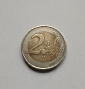 2Euro Niemcy 2002r,stan b.dobry,w.8,5g,śr.25,75m